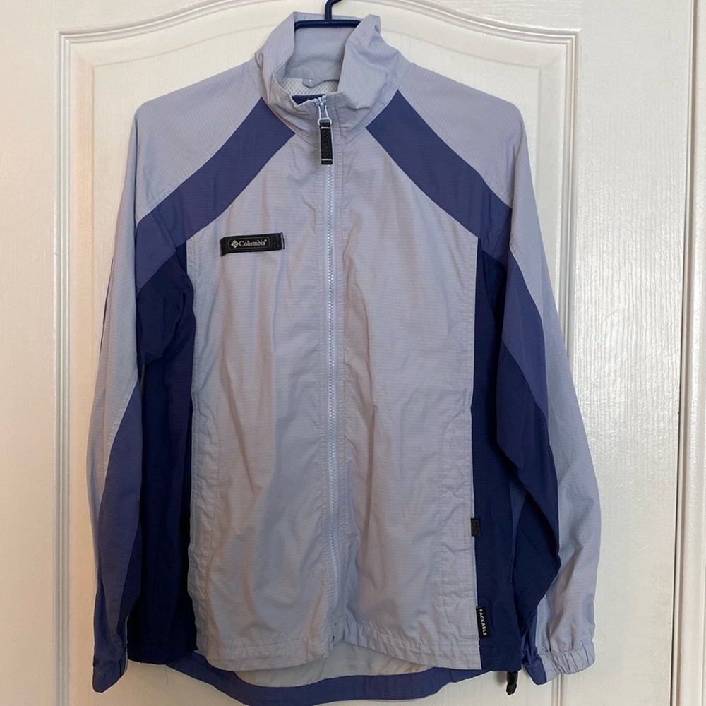 Columbia Sportswear Jacket grey/light blue gray/dark blue Womens szS